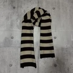 00s TAKEO KIKUCHI border long scarf y2k