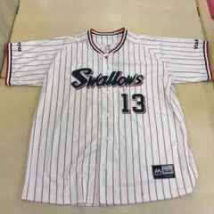 １回のみ着用。Swallows ユニフォーム OSUNA 13 X-LARGE