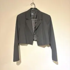 ZARA ブラック　テーラードジャケット M