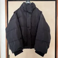 ap retro エコダウンBIGスタンドブルゾン／2WAY　ダウンベスト