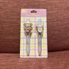 ディズニーシー　ダッフィーフレンズ　フィルドウィズジョイ　ボールペン黒２本