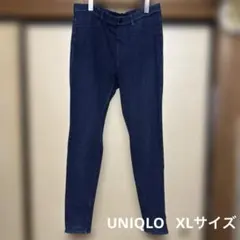 【美品】UNIQLO ヒートテック レギンスパンツ XLサイズ(濃紺)