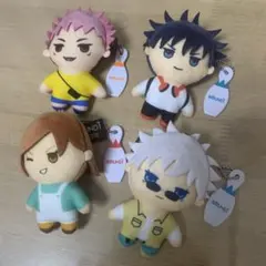 呪術廻戦 ラウンドワン マスコット キーホルダー 4つセット