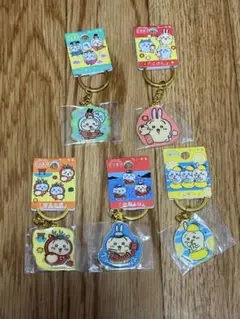 ご当地ちいかわキーホルダー うさぎ　5点セット