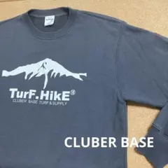 希少CLUBER BASE厚手スウェットMカーボンブラック ターフ クラバー