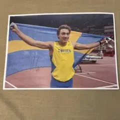 世界陸上 デュプランティス 直筆サイン A4 棒高跳び オリンピック