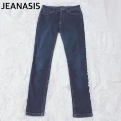 ジーナシス スキニーデニム ジーンズ M ストレッチ インディゴ 美脚 ジーパンのサムネイル