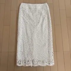 レースタイトスカート ロングスカート