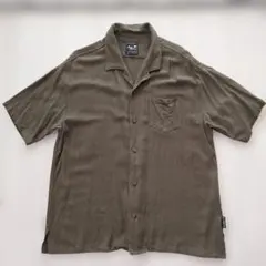 Local Motion 半袖シャツ Lサイズ オリーブグリーンのサムネイル