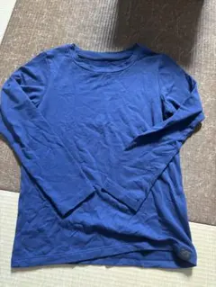 HEATTECH 長袖アンダーシャツ 130 ネイビー