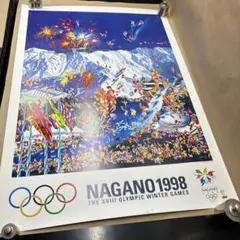 長野オリンピック 1998 公式ポスター 第2号「スキージャンプ」 長野オリンピック 1998 公式ポスター 第2号「スキージャンプ」 - メルカリ