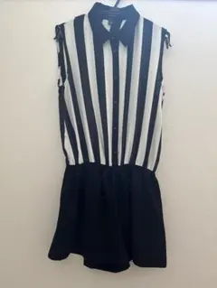 FOREVER 21 ストライプ ノースリーブワンピース S