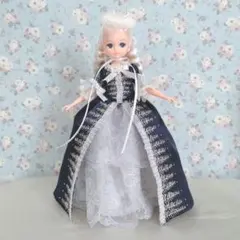 ジェニーフレンド27cmドール服 ダークカラー♡紫のドレス - メルカリ