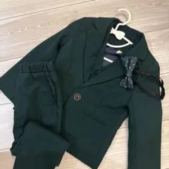 ダークグリーン フォーマルスーツ 110センチ