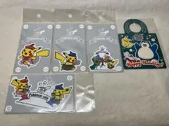 ポケモンカフェ2016 シンガポール限定　ステッカー＋ポケセンホリデーカード