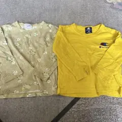 Champion いないいないばあっ！ 長袖Tシャツ 2点セット 100のサムネイル