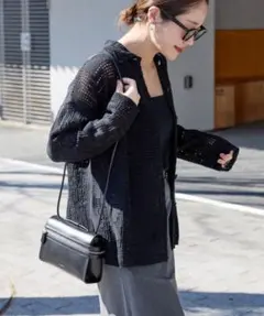 JOURNAL STANDARD 美品 ジャガードネイティブシャツ カーディガン