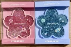 スタバ スターバックス SAKURA2026 コースター ブルー ピンク 桜