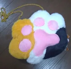 ねこのにくきゅうポシェット ミケ