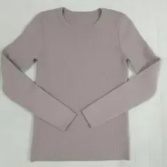 SAISON DE PAPILLON セゾンドパピヨン　くすみピンク ニット L