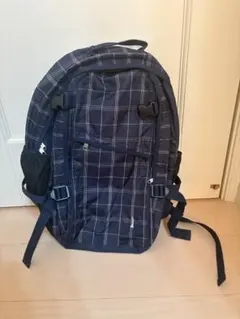 ネイビー チェック柄 バックパック