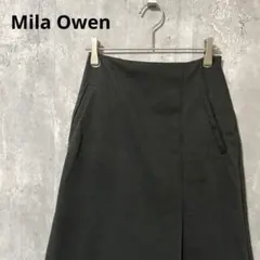 Mila Owen アシンメトリーマーメイドスカート　ポケット付き　綺麗め　上品