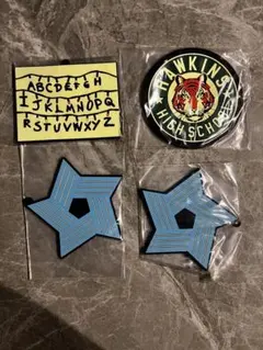 ストレンジャー・シングス 1番くじ　H賞 ラバーコースター　3種　計5枚セット