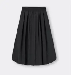 GU バルーンスカート　 バブルヘムミディスカート Sサイズ