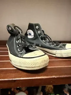 Converse ブラック ハイカットスニーカー