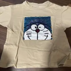 ドラえもん andジャイアン　スパンコールTシャツ 140サイズのサムネイル