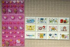 ハローキティタイルシール たまごっちチョコブロックシール