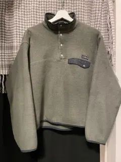 93年製 patagonia スナップT 雪なし 雪無し アルファグリーン