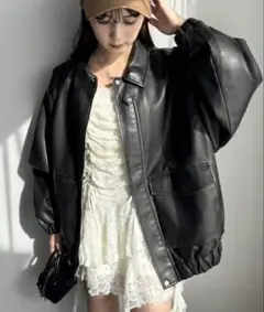 one after another NICE CLAUP レザージャケット