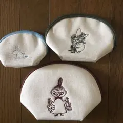 【最終値下げ】ムーミンポーチ3点セット