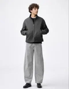 バレルレッグジーンズ+EC(丈長め78.5cm)