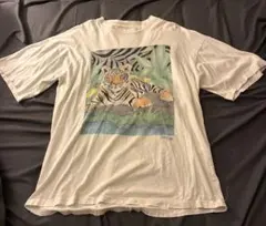 虎 アニマルプリント Tシャツ 古着 オールド ヴィンテージ 古着 タイガーのサムネイル