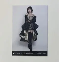 乃木坂46 生写真 中西アルノ スペシャル衣装48 ヒキ