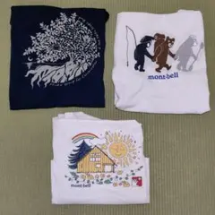 モンベル ウィックロン 半袖 Tシャツ 3枚 メンズ Lサイズ