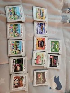 任天堂3DSカセット　マリオ　どうぶつの森　モンストなど