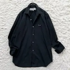 PLAY COMME des GARCONS 長袖　ワイシャツ　ハート　刺繍のサムネイル