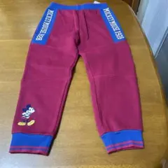 ミッキーマウス 赤紫色パンツ 120cm