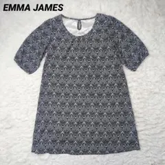 EMMA JAMES チュニック 薄手 ジオメトリック柄 民族柄