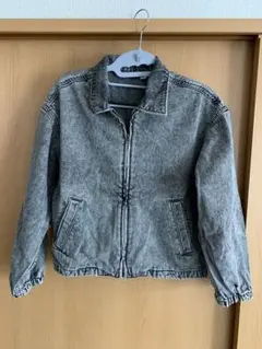 GU グレー デニムジャケット 150cm