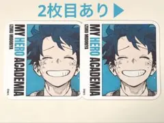 ヒロアカ 原画展 アートコースター 緑谷出久 デク 2点セット