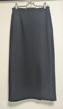 GU　カットソーナローミディスカート ブラック Mサイズ