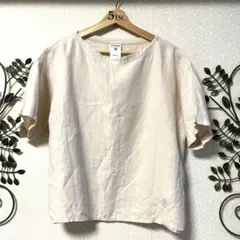 Orcival ❣️リネン 半袖プルオーバー ベージュ サイズ1のサムネイル