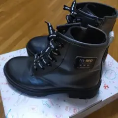 NI-MO ブラックブーツ 　21.0