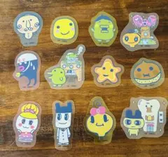 たまごっち プチプチおみせっち クリアステッカーシール　12枚セット