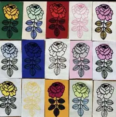 marimekkoヴィヒキルース端切れヴィンテージ生地入り15 色セットa