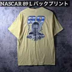 NASCAR 89 デザイン Tシャツ L バックプリント レーシング 古着